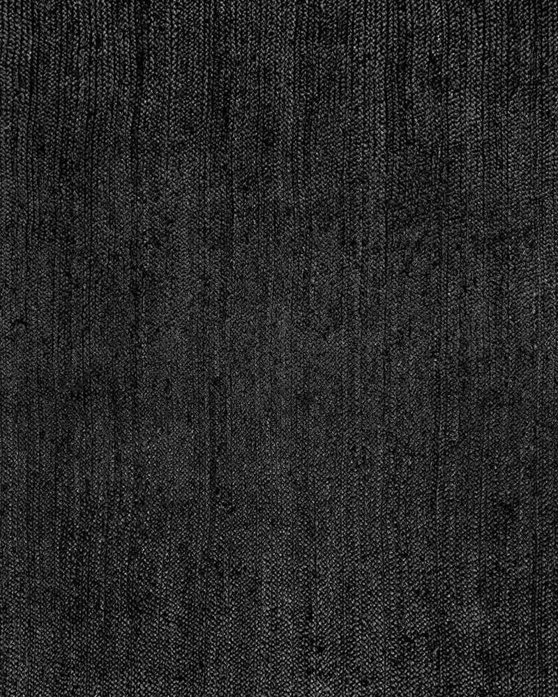 Braided Natural Black Jute Ecofriendly Carpet Rectangular-Boho Collection -premium Look-Multiple Sizes