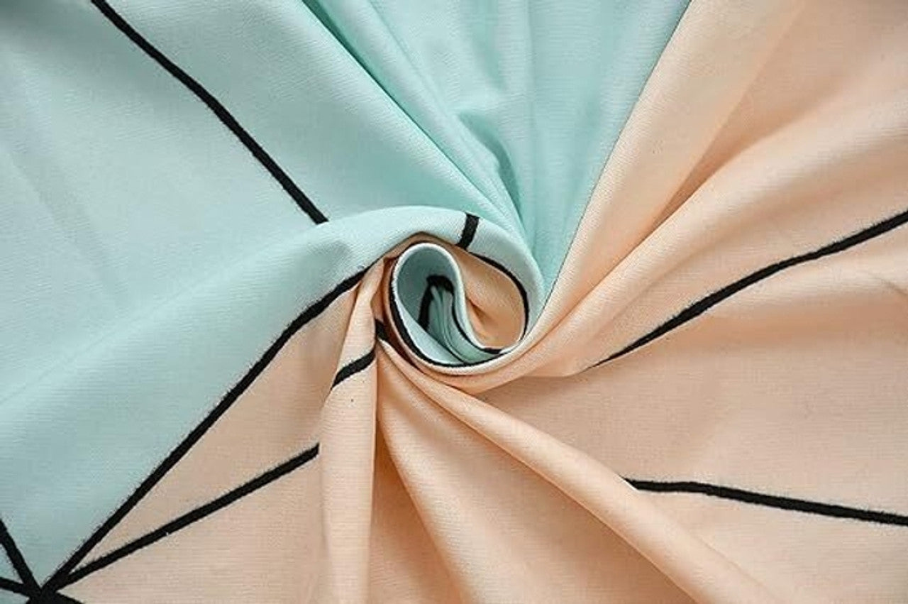 Kashyapa Rugs Premium Cotton 🏔️ Fitted Bedsheet – Double Bed Size with 2 Pillow Covers