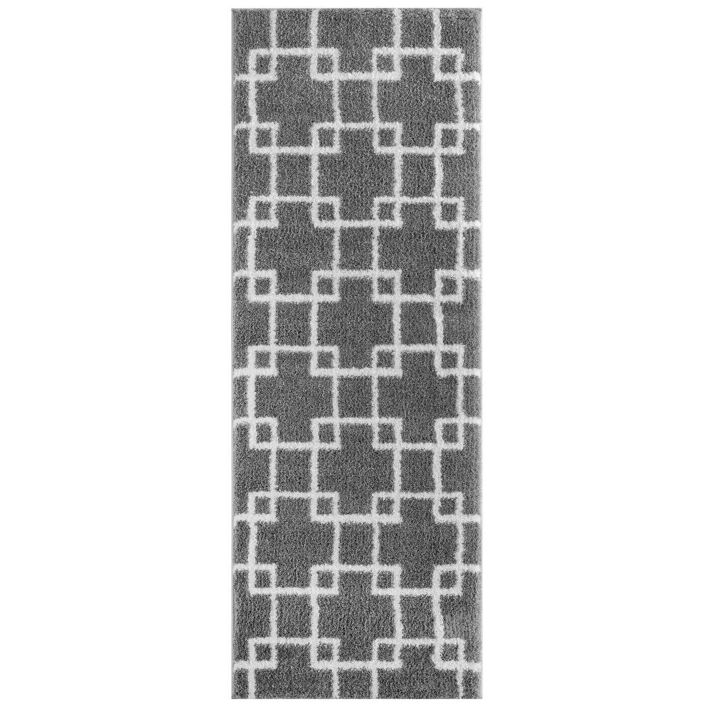 Grey Super Soft Microfiber Silk Touch Shaggy Luxury Rug.