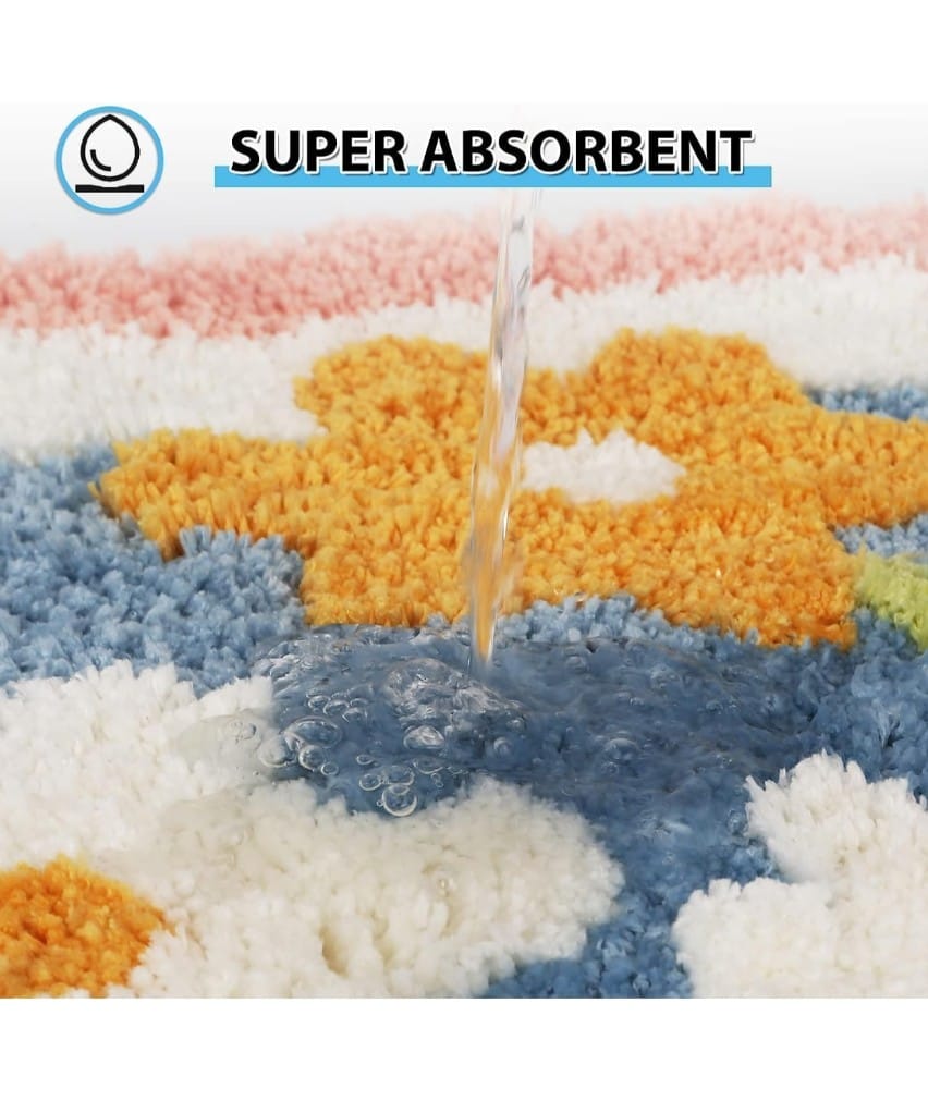Anti Skid Water Absorbent Microfiber Doormat β Soft & Stylish Floor Mat for Home