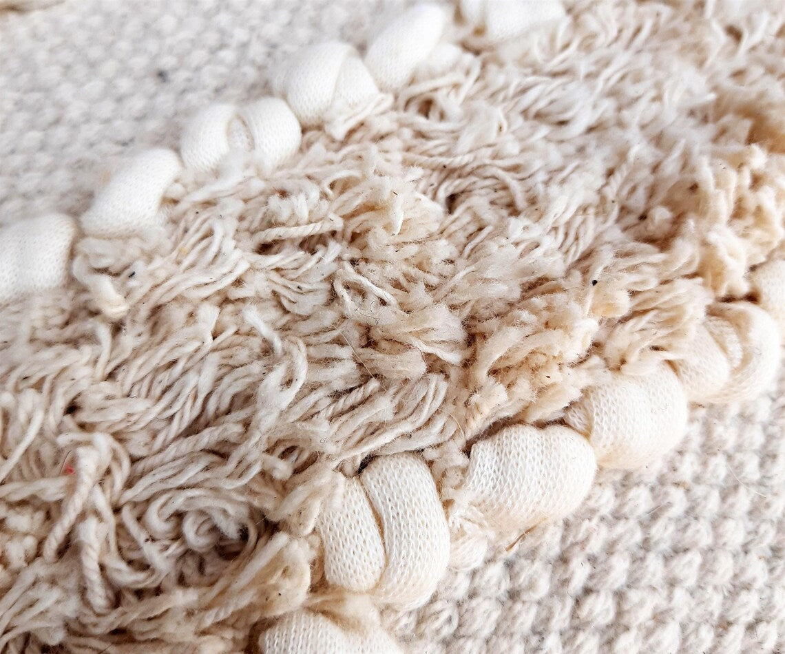 Boho Cushion Cover Handmade by Pit loom work (Set of 1) - Design0018