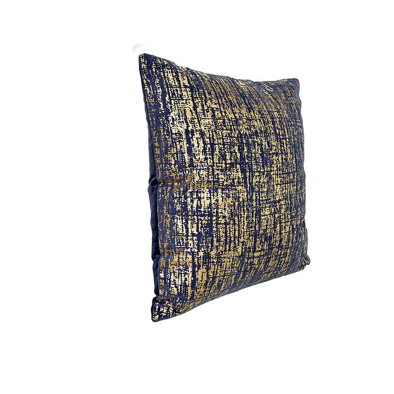 Blue and Gold Jacquard Cushion Covers Sofa-016