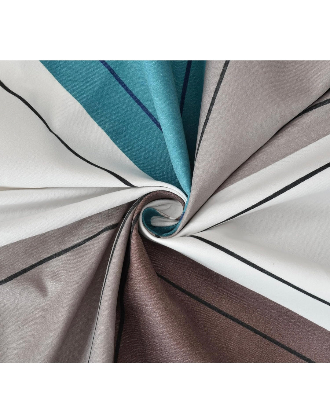 Kashyapa Rugs - π Multi Colours Triangle π Cotton Fitted Bedsheet Double Bed Size ( 1 Bedsheet + 2 Pillow Covers )
