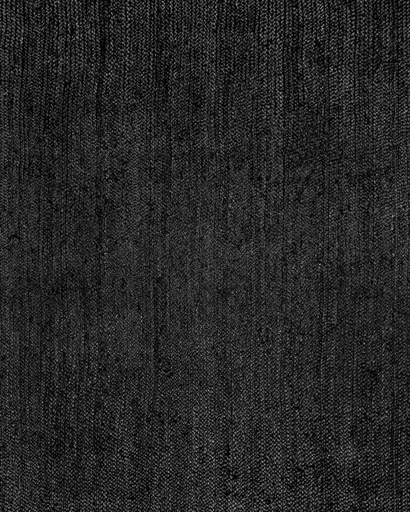 Braided Natural  Black Jute Ecofriendly Carpet Rectangular-Boho Collection -premium Look-Multiple Sizes
