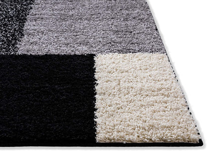 Microfiber Multicolor Waves Luxury Carpets.