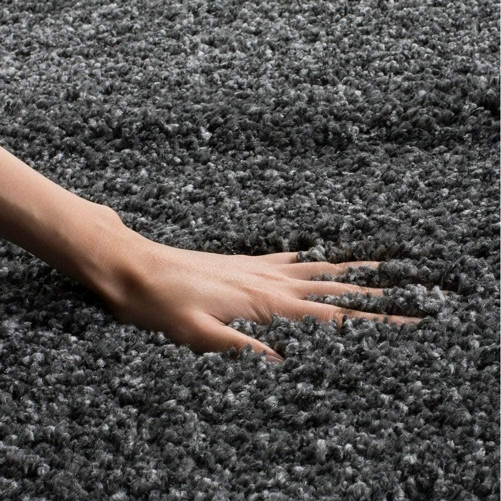 Plain Dark Grey Premium Carpet – Soft Feel with Anti-Skid Backing