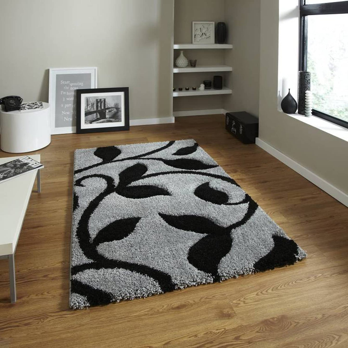 Fresh From Loom Design Fur Yarn Microfiber Extra Soft Area Rug.
