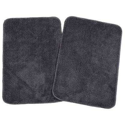 Affordable Mat for Floor Dark Grey Super Soft Microfiber Door Mats for Home & Office.