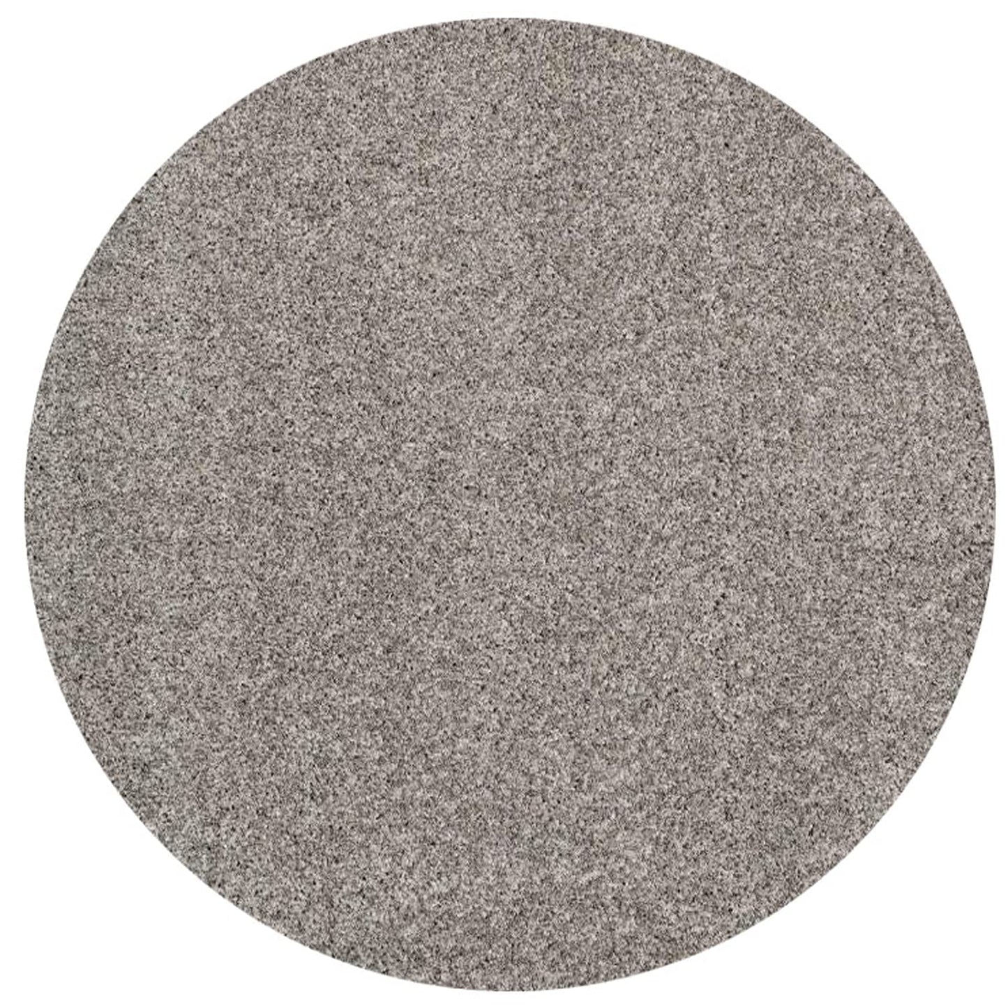 Plain Grey - Premium Soft Shaggy  Round Carpet