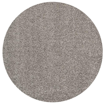 Plain Grey - Premium Soft Shaggy  Round Carpet