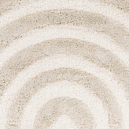 Beige with Ivory Extra Soft Luxury Area Rug Fluffy Carpet Living Room, Bed Room childroom Shag Carpet and Hall