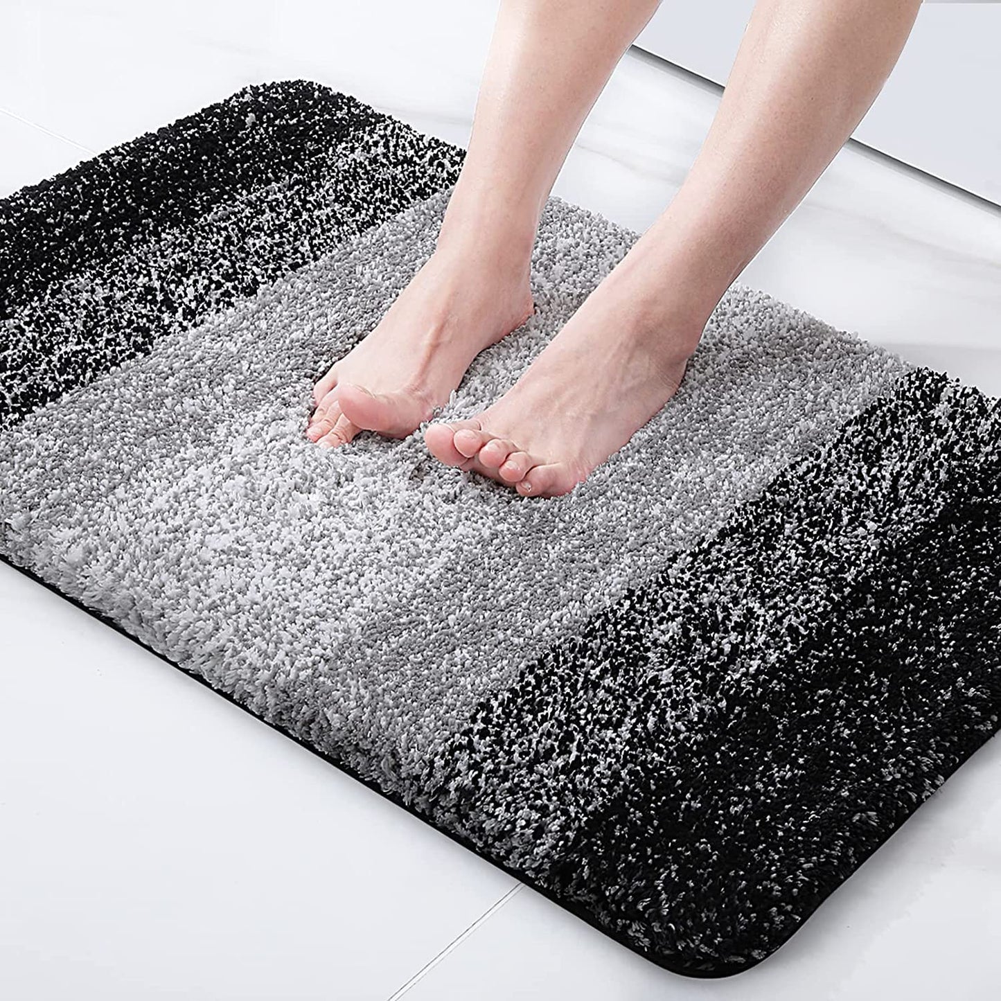Affordable Mat for Floor Multicolour Super Soft Microfiber Door Mats for Home & Office