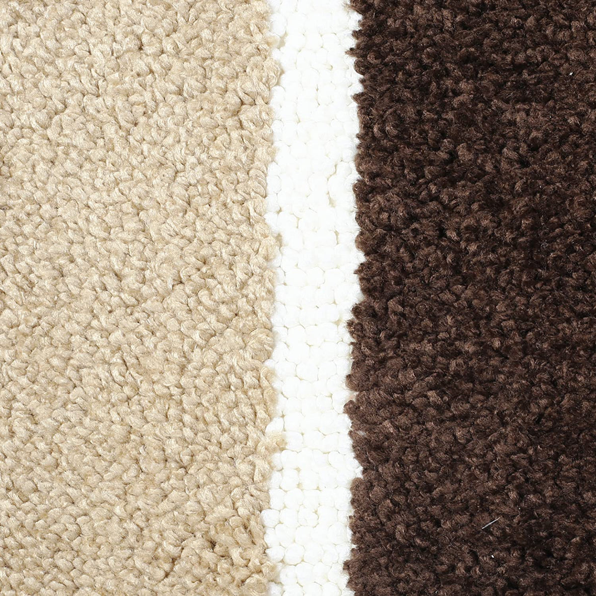 Affordable Mat for Floor Coffee & Beige Super Soft Microfiber Door Mats for Home & Office. pack of 1 Pcs.