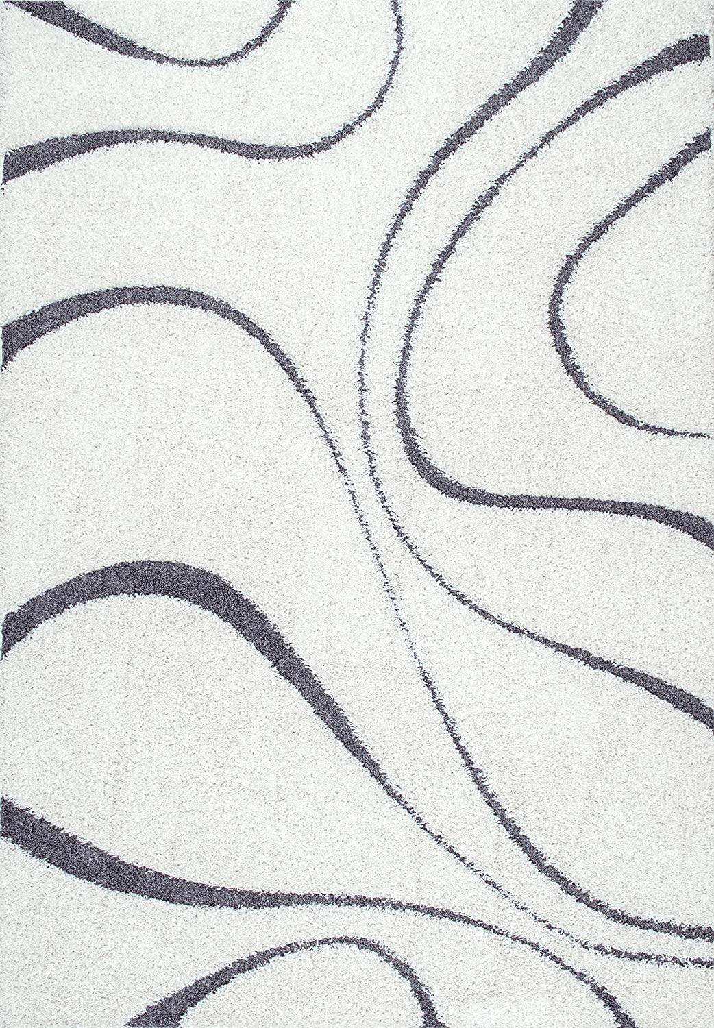Elegant Ivory with Grey Double Shade Micro Weave Rug – Soft Touch with Anti-Slip Backing
