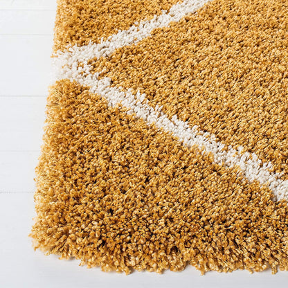 Diamond shade Design Premium Soft Microfiber luxury Shaggy Rug.