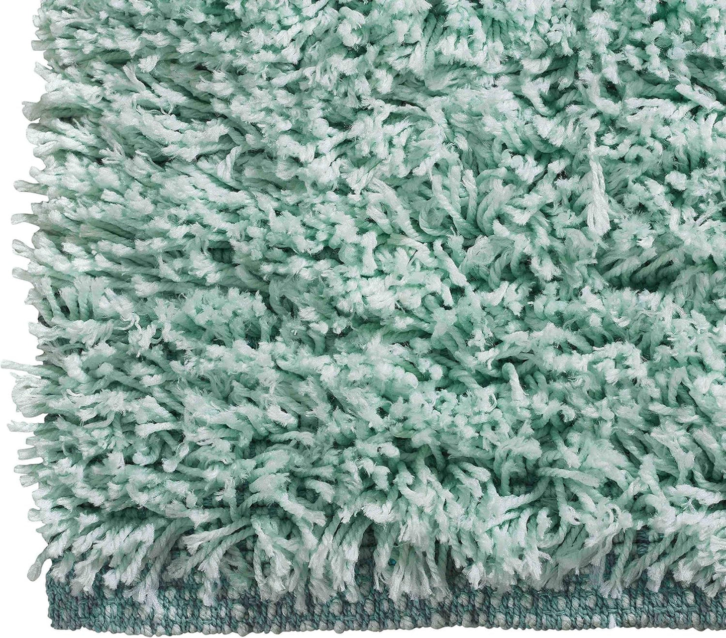 Super Soft Microfiber Hand tufted Silk Touch Plane Luxury Living Area, Childroom & Bedroom Rug. ( Light Green Sky )