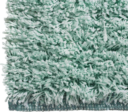 Super Soft Microfiber Hand tufted Silk Touch Plane Luxury Living Area, Childroom & Bedroom Rug. ( Light Green Sky )