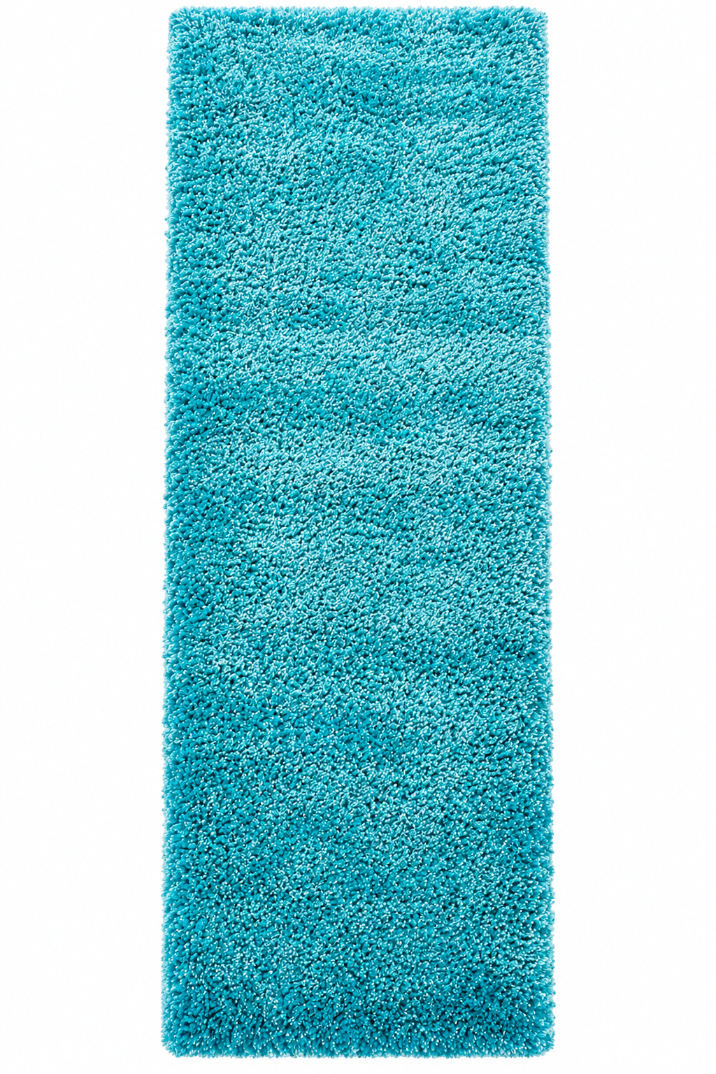 Ice Blue 2 Inch long Pile Premium Micro Runner - Extra Soft Feel, Anti-Skid Rubber Backing