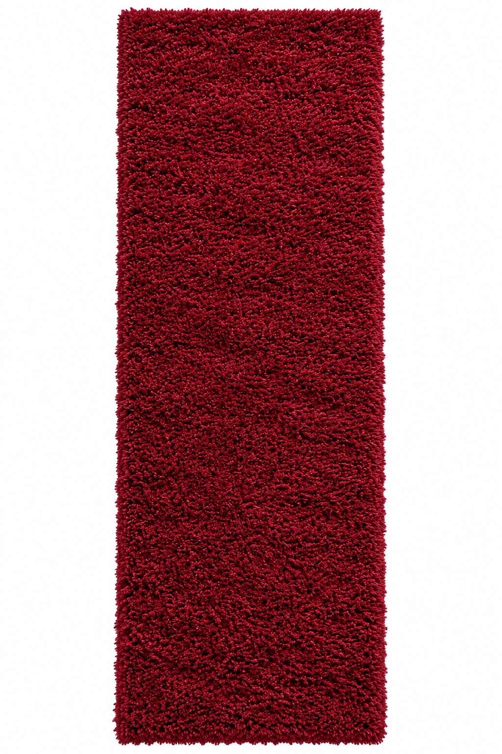 Maroon 2Inch long pile Premium Microfiber Bedside Runner Carpet - Soft Feel, Anti-Skid Rubber Backing