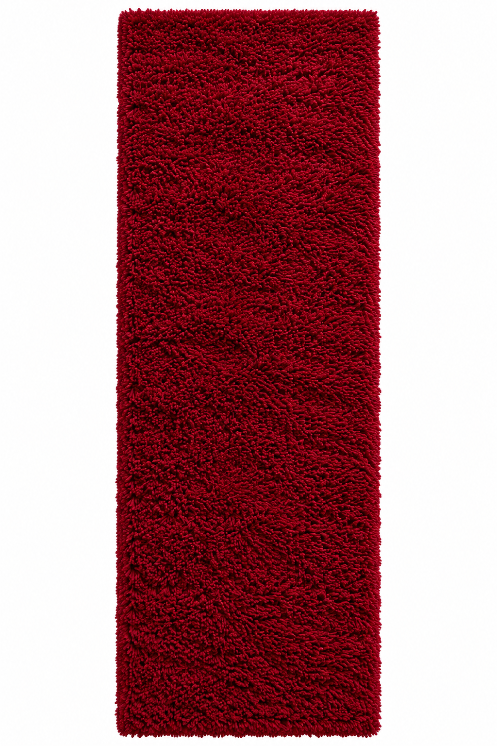 Beautiful Red 2 Inch Pile Premium Micro Runner - Soft Feel, Anti-Skid Backing