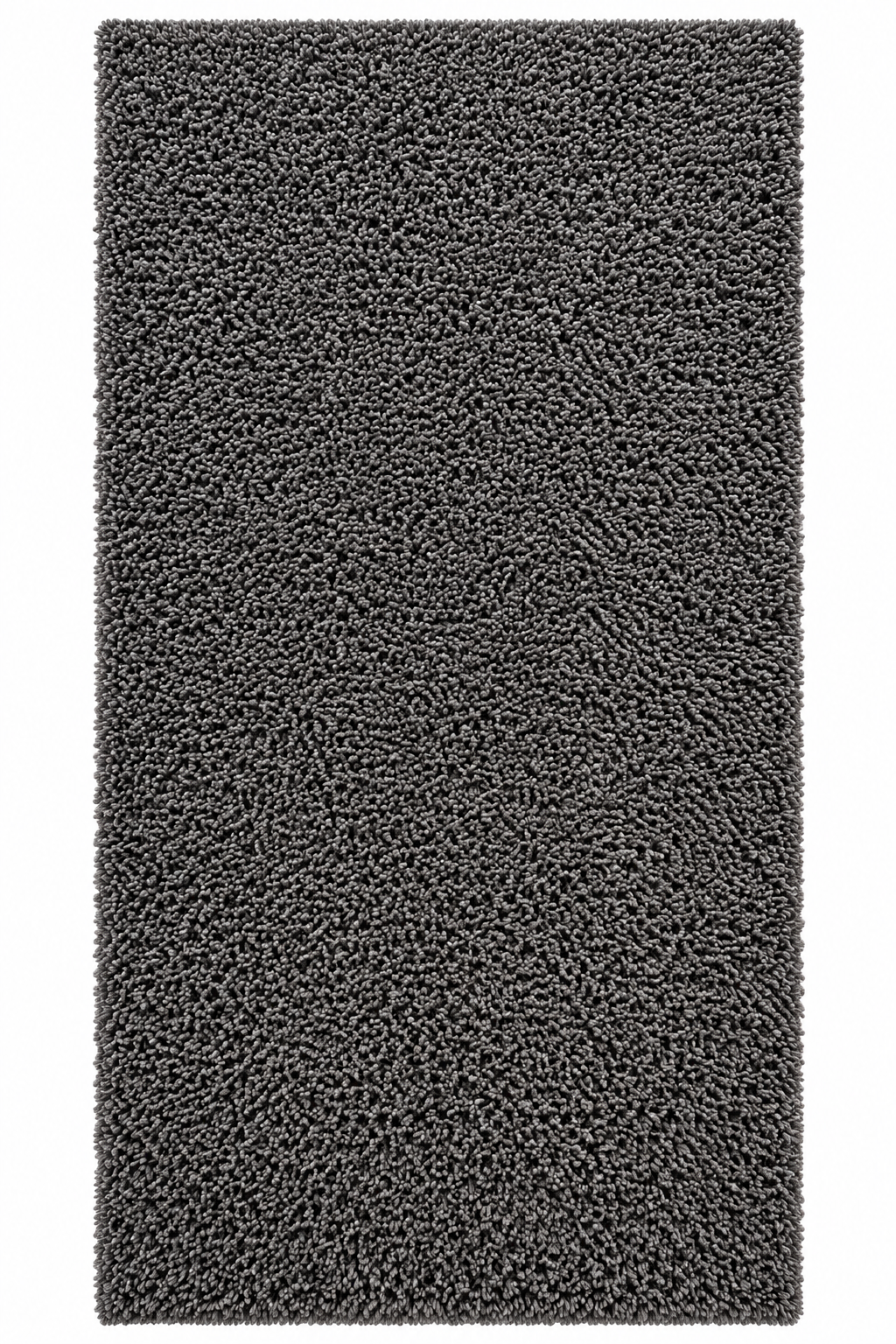Mid Grey 2inch long pile Extra Fluffy Beautiful Premium Micro Runner - Soft Feel, Anti-Skid Backing