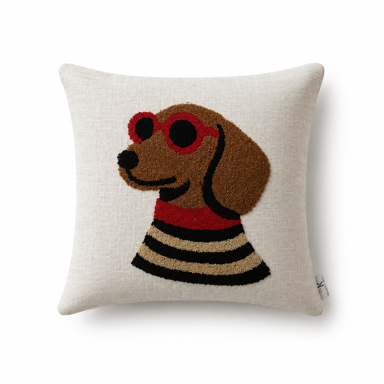 🐶 Elegant Designer 🐕 Cushion Covers – Soft & Durable with Beautiful Floral Embroidery for Living Room Sofa-029