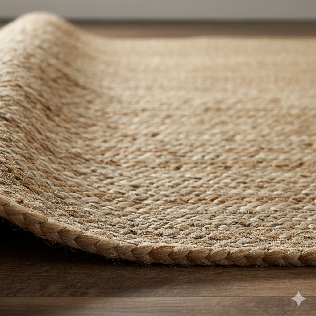 Kashyaparugs premium handwoven 100% natural jute carpet – eco-friendly, reversible, multiple sizes available