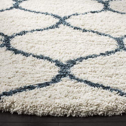 Cream And Grey Micro Moroccan Lattice Carpet