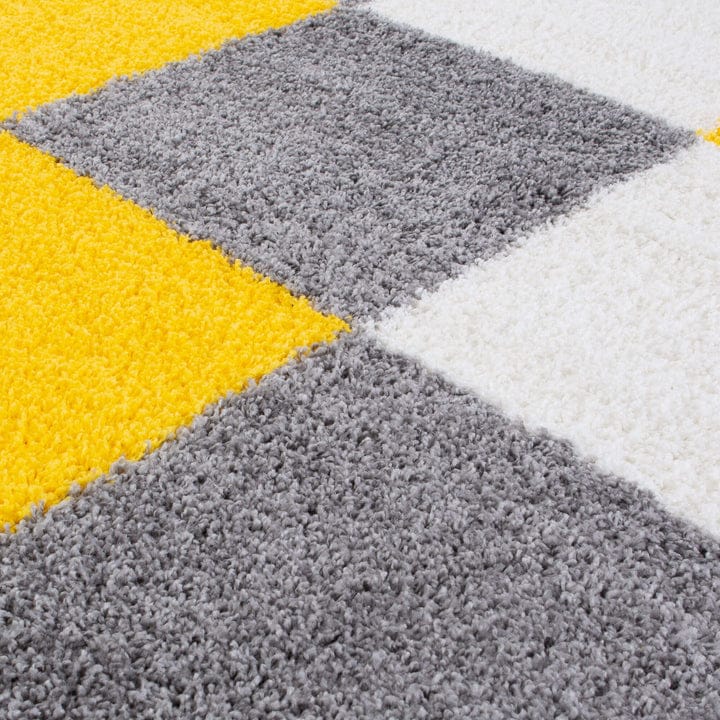 Multicolor Soft Microfiber Fluffy Premium Round Shaggy Rug