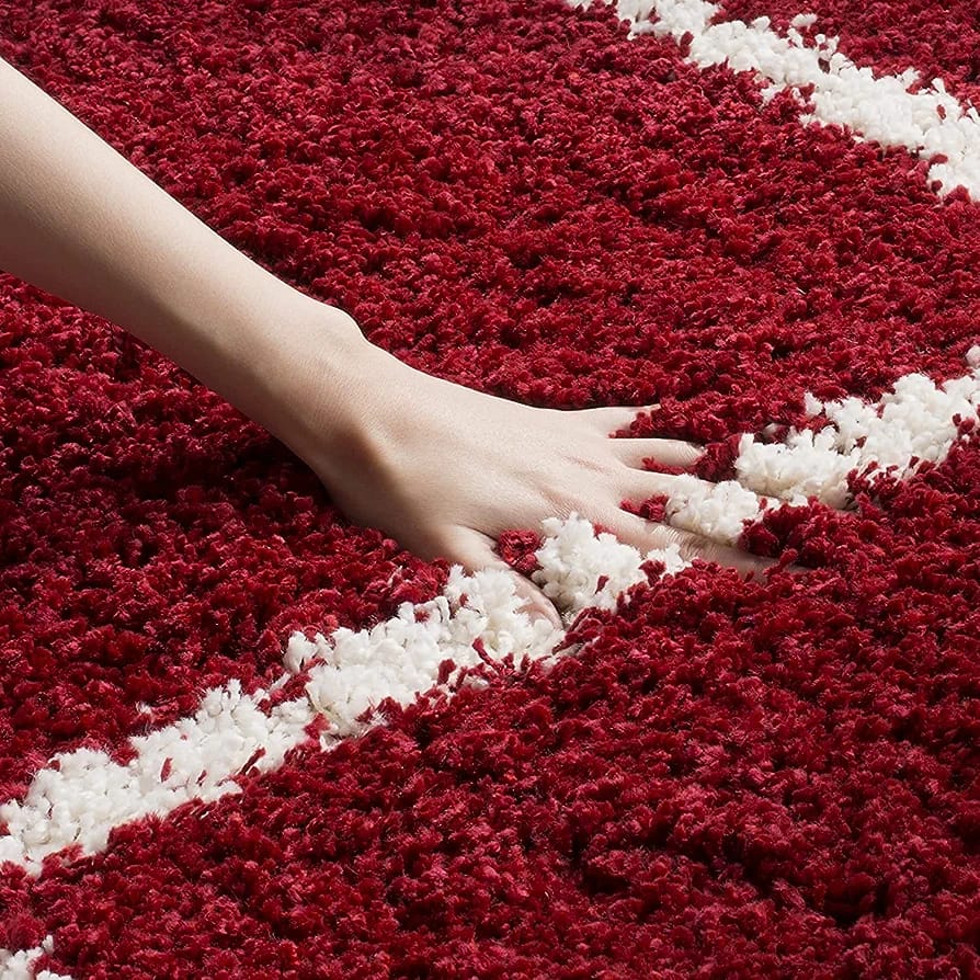Red & Ivory Beautiful Premium Micro Runner.