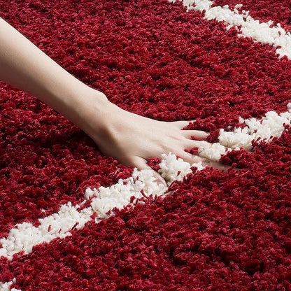 Red & Ivory Beautiful Premium Micro Runner.