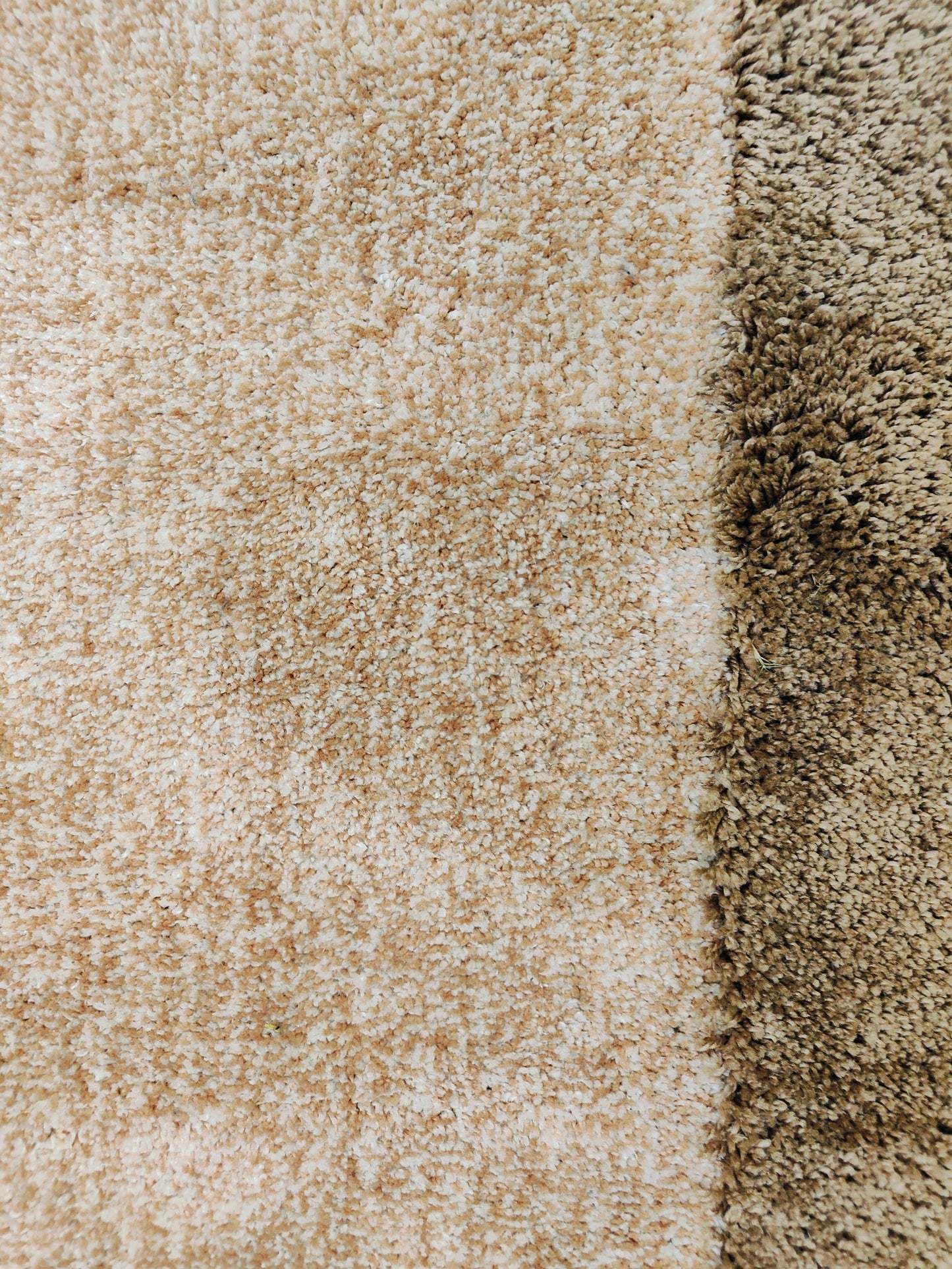 Premium soft Microfiber Bedside Runner Shaggy carpet. Ivory & Beige Colour