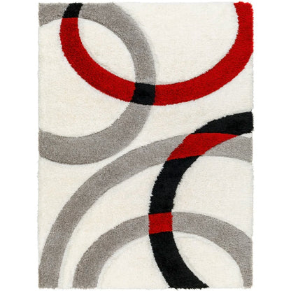 3D Moroccan Multi Color Premium Shaggy Rug