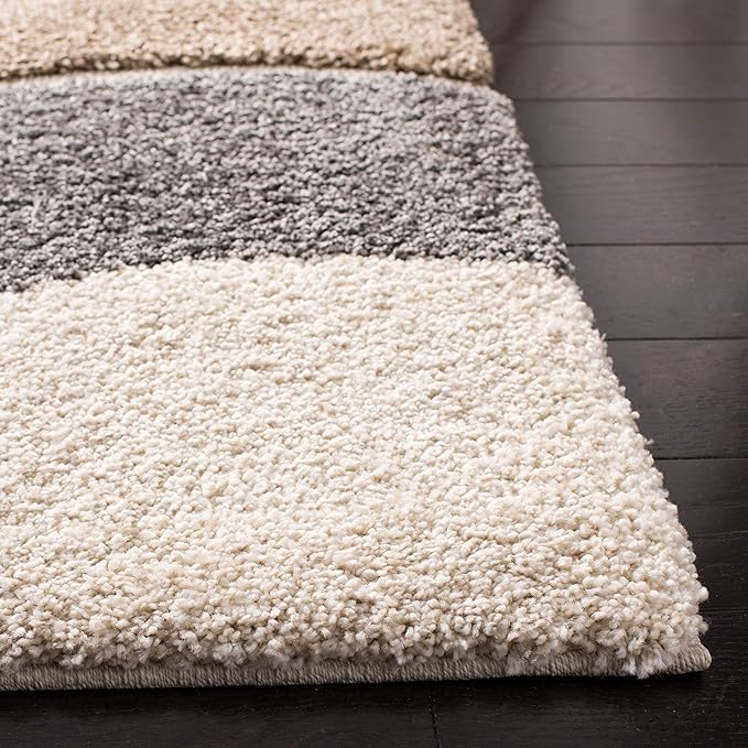 Shaggy Multicolor Microfiber Extra Soft Round Carpet
