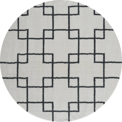 vory Color Extra Soft Microfiber Round Carpet.