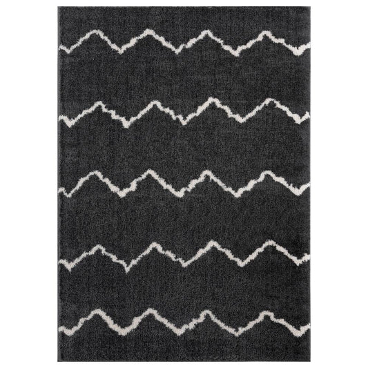Black Color Extra Soft Microfiber Luxury Carpet.