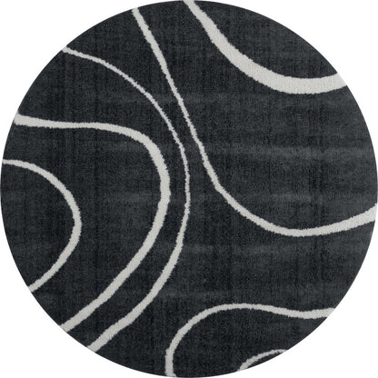 Black And White  Premium Soft Micro Carpet.