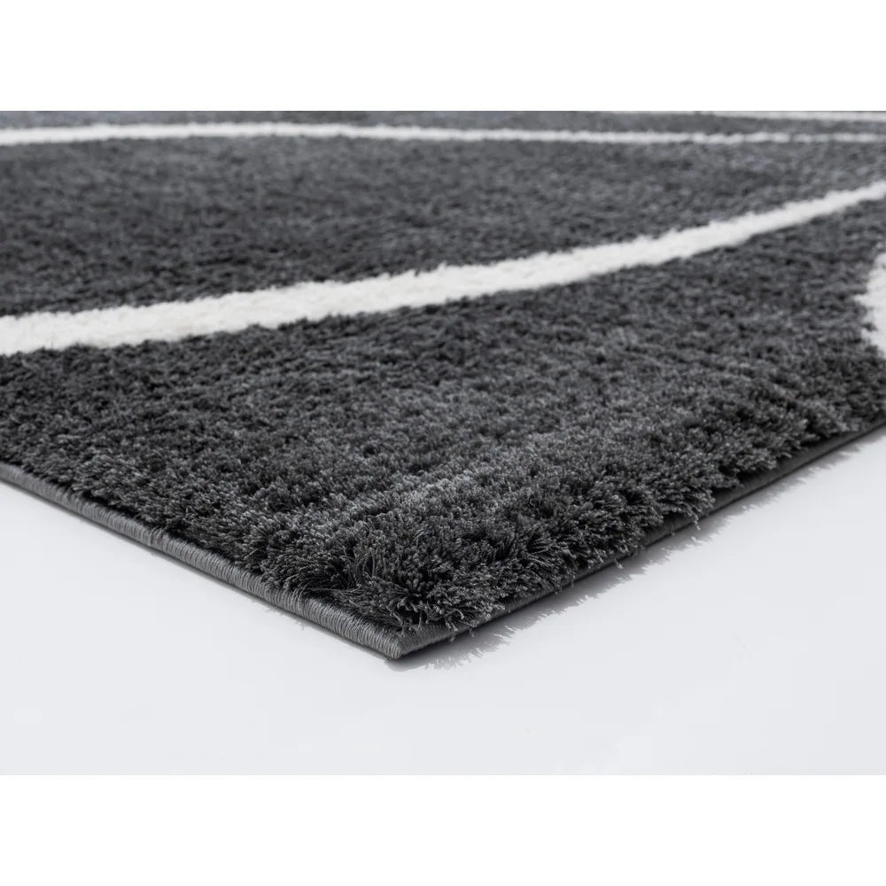 Black And White  Premium Soft Micro Carpet.