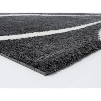 Black And White  Premium Soft Micro Carpet.