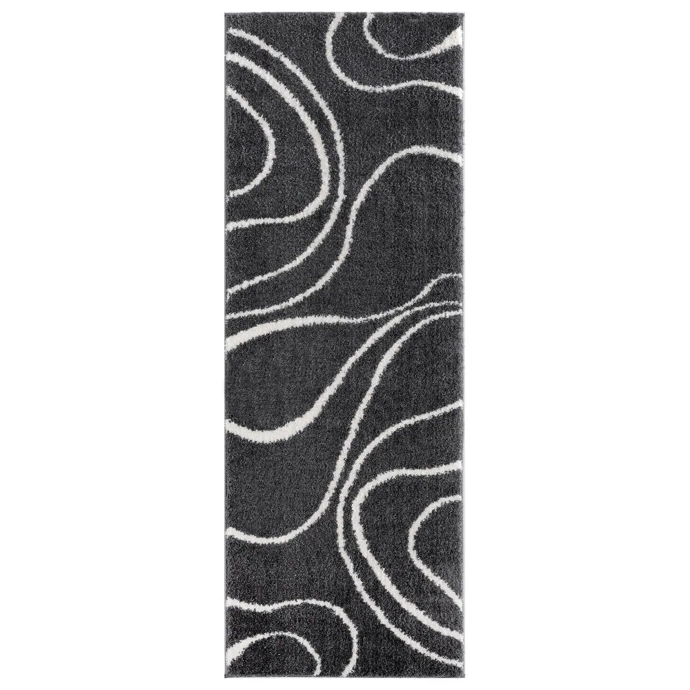Black And White  Premium Soft Micro Carpet.