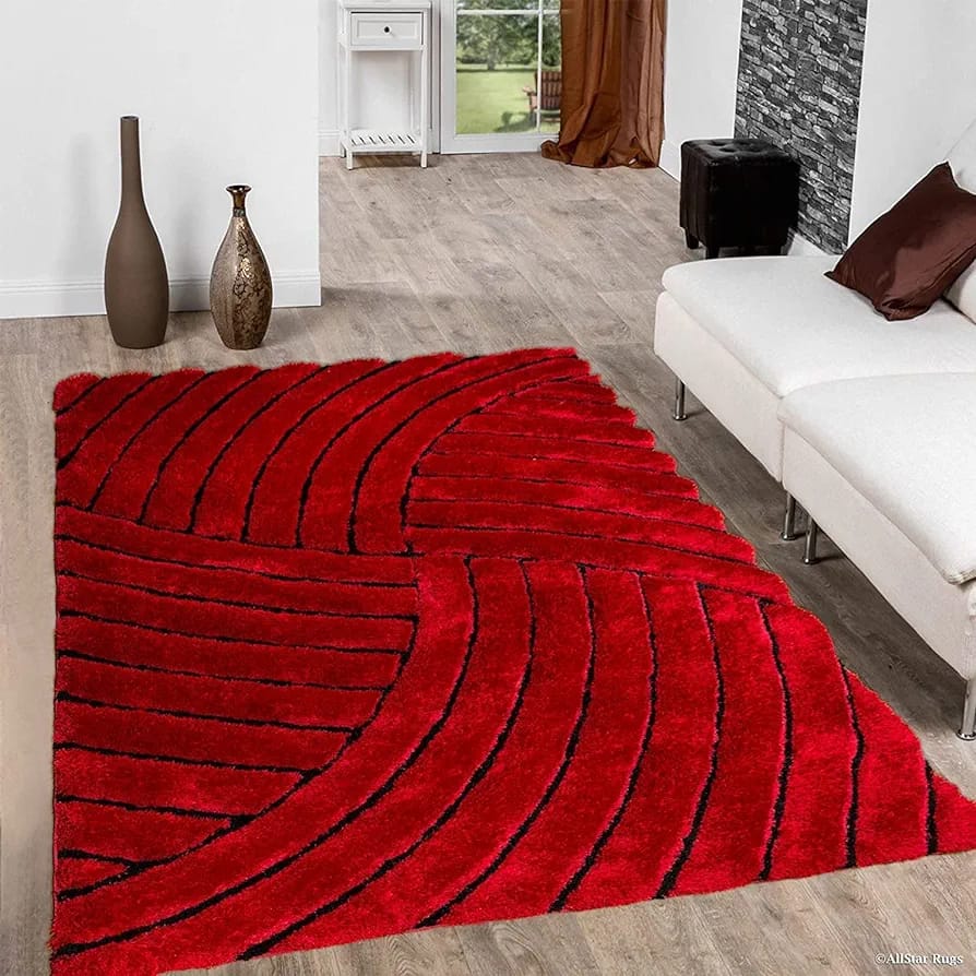 Kashyapa Rugs Collection - Luxury Handtufted 3D Shag Rug high Density Modern Stylish Carpets for Living and Bed Room.