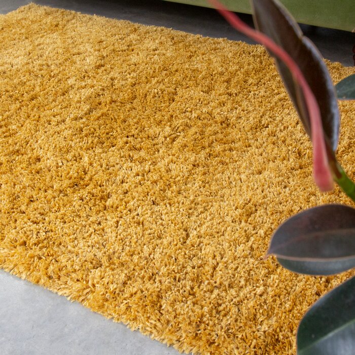 Micro Mustard Plane Premium Design Carpet.