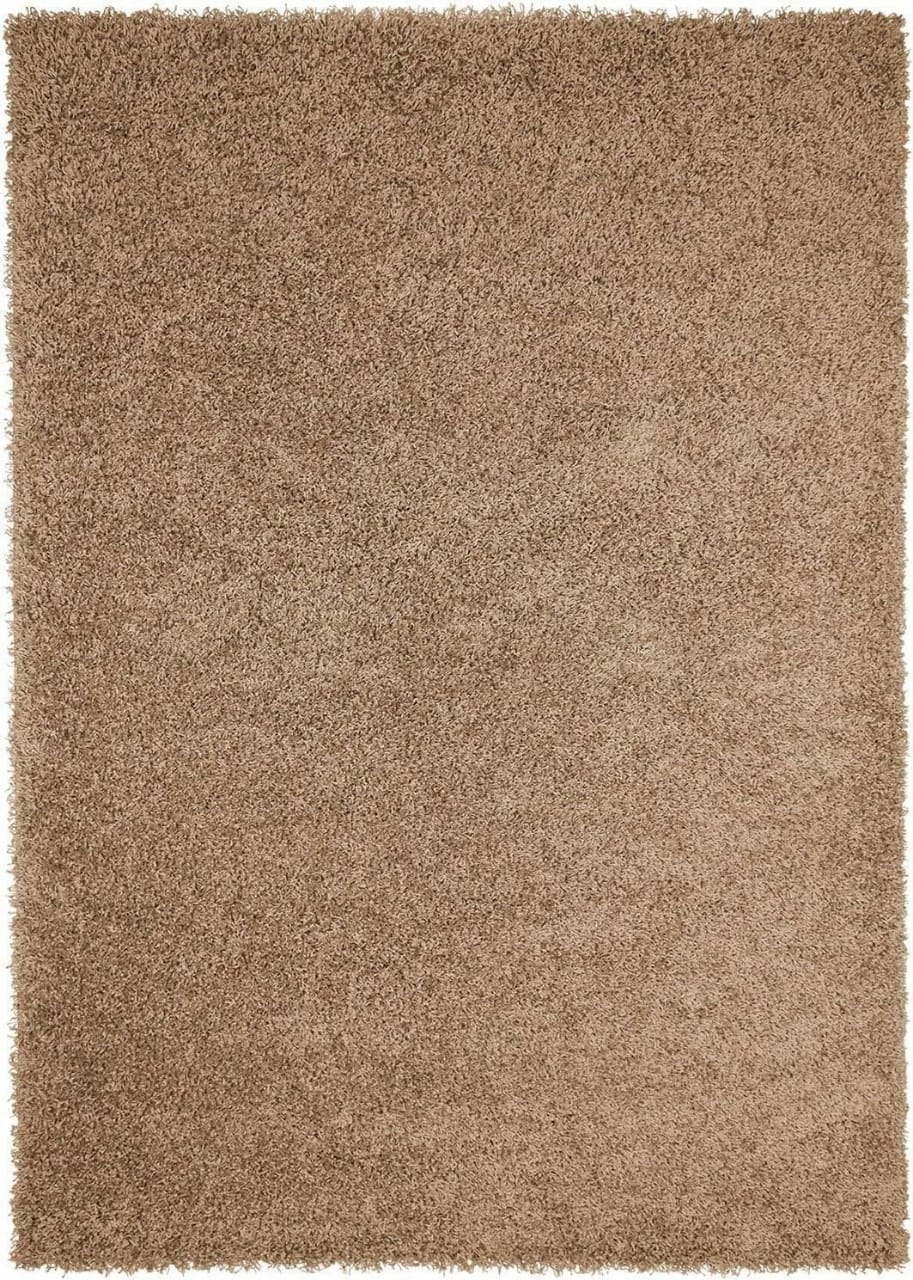 Skin beige 2 Inch Pile height Extra Fluffy Shaggy Bedside Runner.