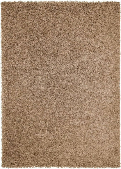Skin beige 2 Inch Pile height Extra Fluffy Shaggy Bedside Runner.