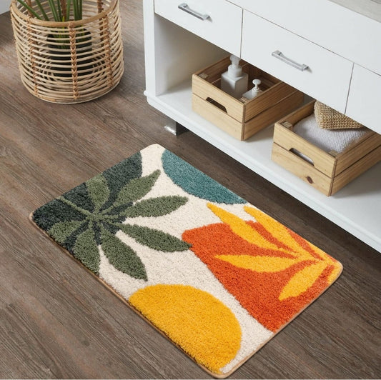 Anti Skid Water Absorbent Microfiber Doormat – Soft & Stylish Floor Mat for Home