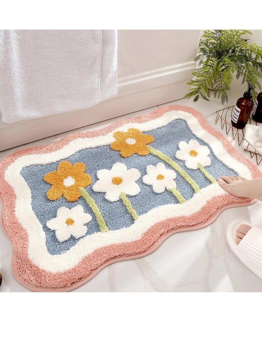 Anti Skid Water Absorbent Microfiber Doormat – Soft & Stylish Floor Mat for Home