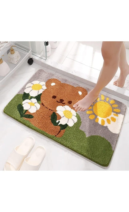 Anti Skid Water Absorbent Microfiber Doormat – Soft & Stylish Floor Mat for Home