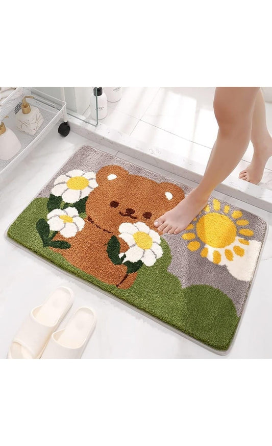 Anti Skid Water Absorbent Microfiber Doormat – Soft & Stylish Floor Mat for Home