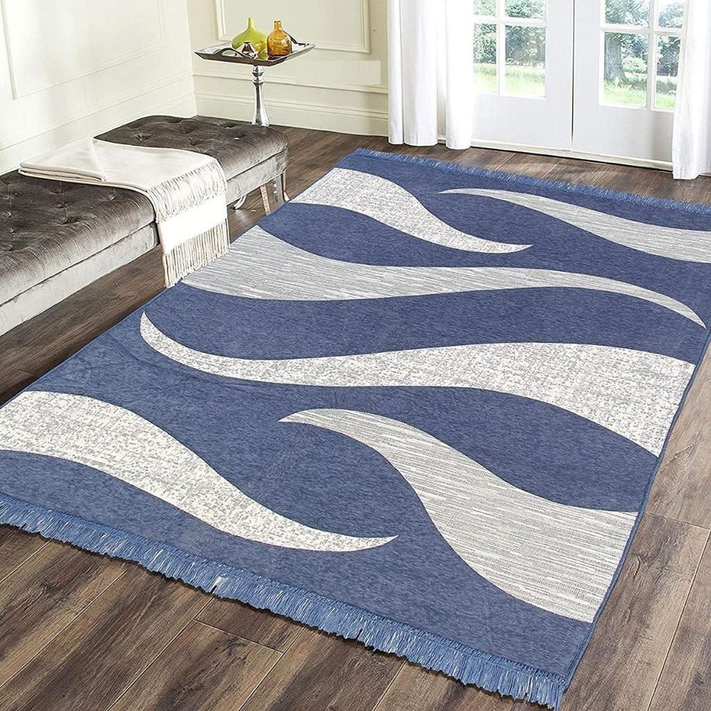 Premium Modern Wave Pattern Carpet – Soft Designer Floor Rug