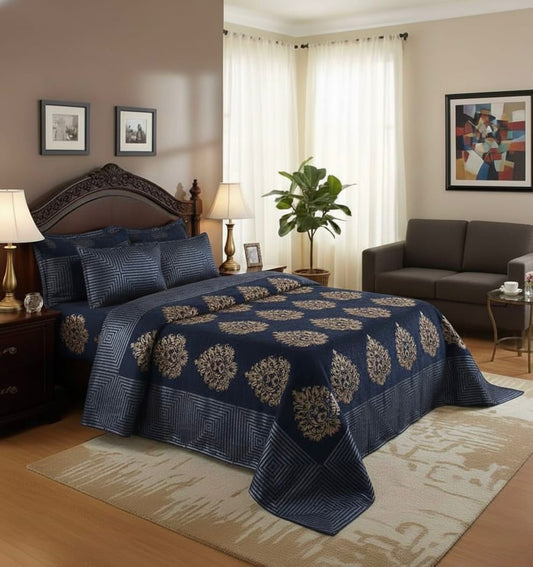 Luxury Chennile King Bedcover Set